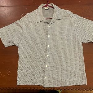Levi’s vintage XL blue & white short sleeve shirt